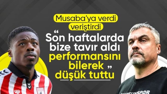Thomas Reis: Musaba'nın tavrı karşısında hayal kırıklığı yaşadım