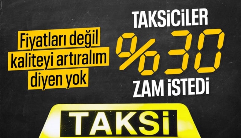 İstanbul'da yılbaşı öncesi taksicilerden yüzde 30 zam talebi