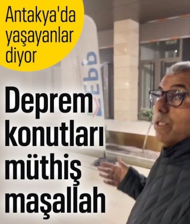 Antakya'da yaşayanlar: Deprem konutları müthiş