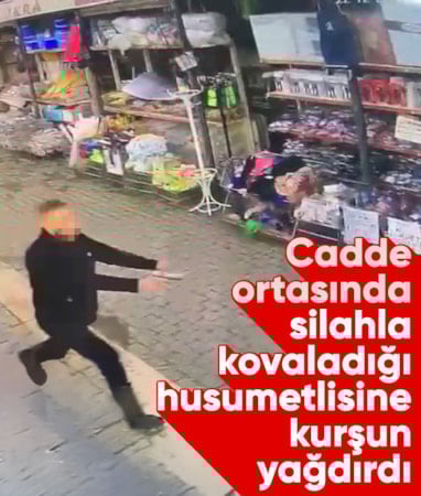 Bursa'da silahla kovaladığı husumetlisine kurşun yağdırdı