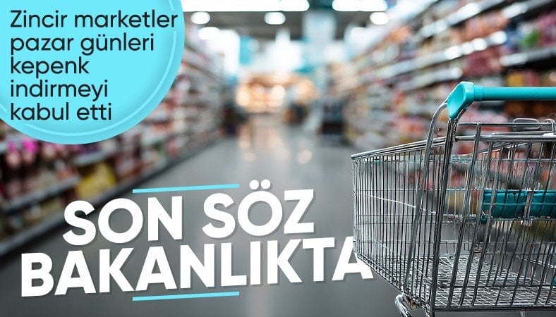 Marketlere pazar tatili geliyor