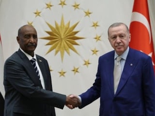 Cumhurbaşkanı Erdoğan, Sudan Egemenlik Konseyi Başkanı'nı kabul etti
