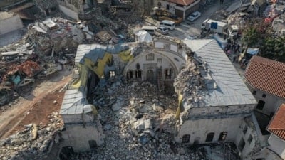 Hatay'da bulunan Ulu Cami restorasyonunda, Bursa Büyükşehir Belediyesi ile işbirliği sonlandırıldı