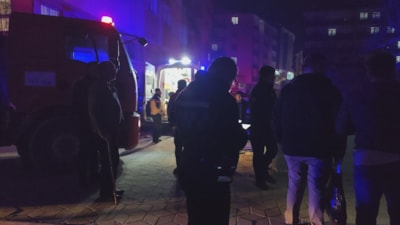 Van'da 32 daireli apartmanda yangın