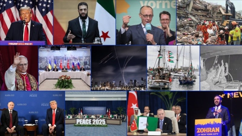 Dünyada 2025 böyle geçti: Seçimler, savaşlar, felaketler...