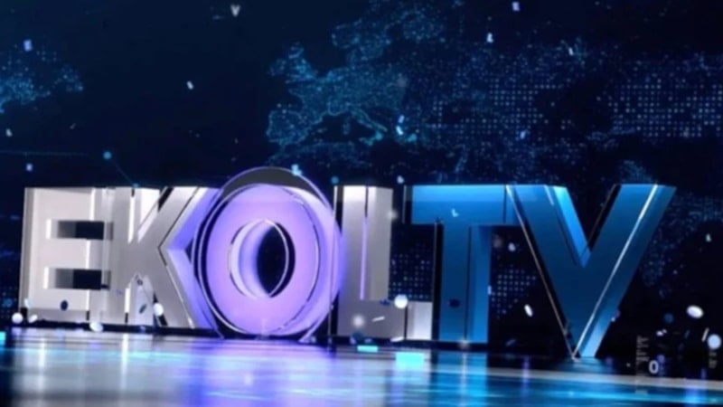 Kapanan EKOL TV'nin tabelası söküldü