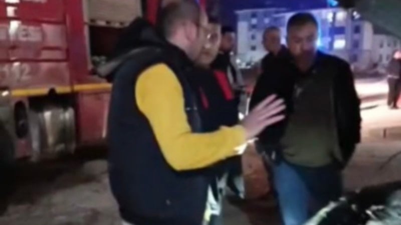 Osmaniye'de park halindeki otomobilde yangın