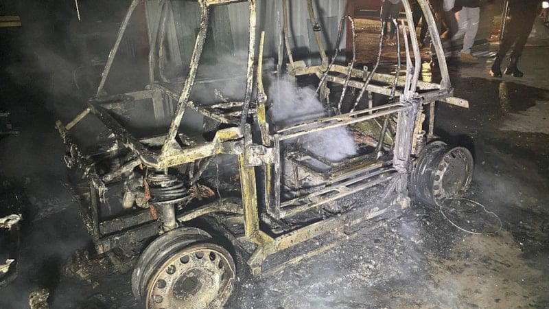 Bursa'da marangoz atölyesinde yangın çıktı