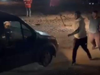 Kocaeli'de öfkelenen sürücü ortalığı birbirine kattı