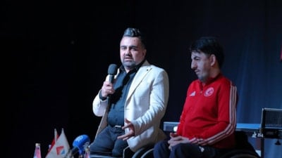 Abdullah Öztürk ve Nesim Turan, Çorum'da öğrencilerle buluştu