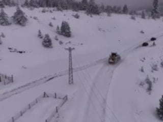 Sinop’ta kar yağışı: 34 köy yolu kapandı