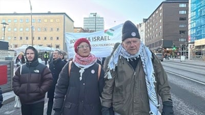 İsveç'ten Gazze'ye destek: İsrail protesto edildi