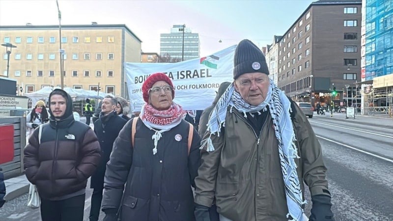 İsveç'ten Gazze'ye destek: İsrail protesto edildi