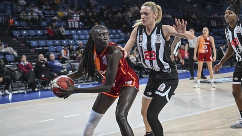 Kadınlar basketbol derbisinde kazanan Galatasaray