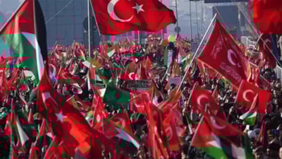 Galata Köprüsü'nde 1 Ocak'ta Filistin'e destek için binlerce kişi bir araya gelecek