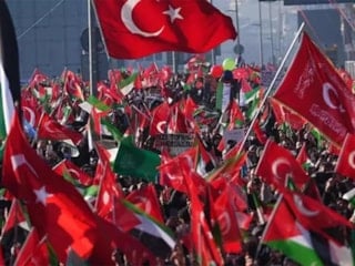 Galata Köprüsü'nde 1 Ocak'ta Filistin'e destek için binlerce kişi bir araya gelecek