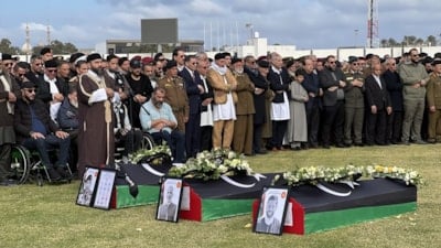 Libya Genelkurmay Başkanı Haddad, toprağa verildi