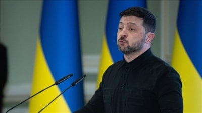 Vladimir Zelensky'den, Trump görüşmesi öncesi mesaj