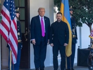 Trump ve Zelensky bir araya geldi