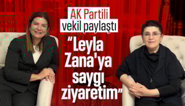 AK Parti'den tribünlerde hedef alınan Leyla Zana'ya ziyaret