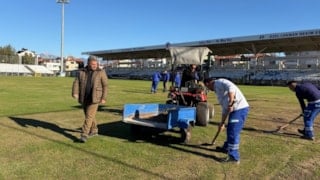 Fethiyespor'da Galatasaray maçı öncesi zemin telaşı