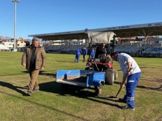 Fethiyespor'da Galatasaray maçı öncesi zemin telaşı