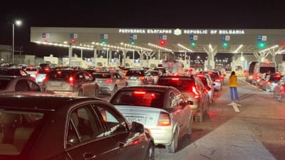 Yılbaşı alışverişini Edirne'de yapan Bulgaristan vatandaşları dönüş yolunda