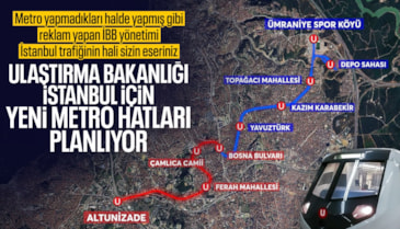 Altunizade-Çamlıca Camii-Bosna Bulvarı Metro Hattı’nda çalışmalar hızla devam ediyor