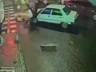 Tekirdağ'da feci kaza kameraya yansıdı