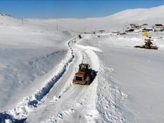 Erzurum sıfırın altında 30,3 dereceyle Türkiye'nin en soğuk ili oldu