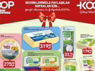 KOOP Market'te 31 Aralık fırsatları: Peynir şenliği başladı! Fiyatlar en dipte...