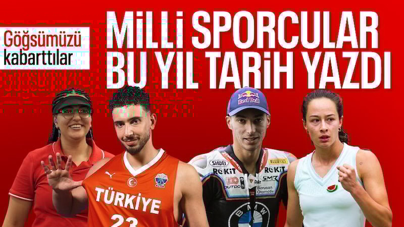 Milli sporcular bu yıl tarih yazdı