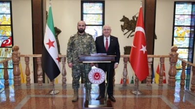 Yaşar Güler, Ankara’ya gelen Suriye Genelkurmay Başkanı Nureddin Ali Na’san’ı kabul etti