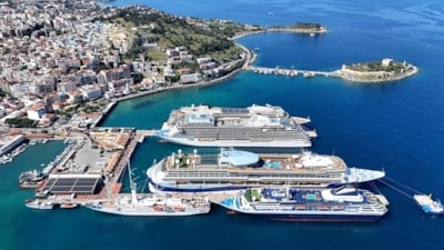 Kuşadası 2025'i 617 kruvaziyer seferle tamamladı