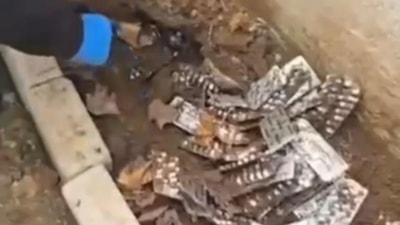 İzmir'de toprağa gömülü uyuşturucu bulundu