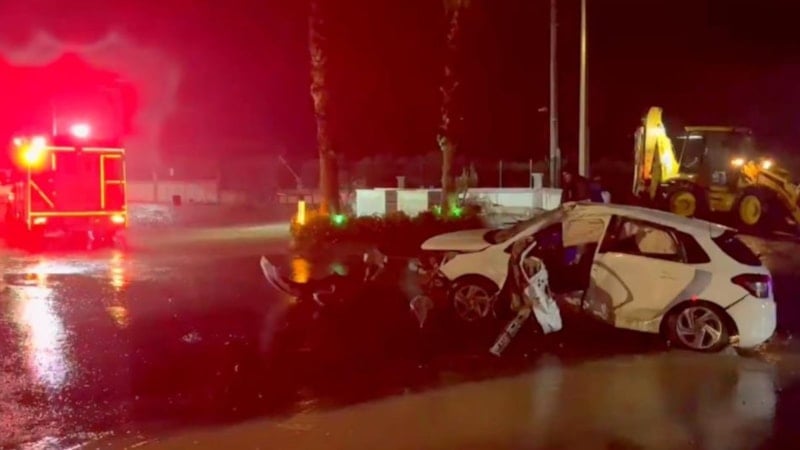 Aydın'da ağaca çarpan otomobilin sürücüsü öldü