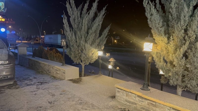 Çankırı’da kar yağışı etkili oluyor