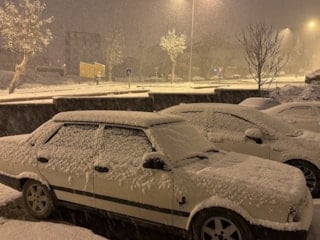 Kahramanmaraş'ta kar yağışı etkili oluyor