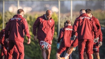 Trabzonspor, Galatasaray maçı hazırlıklarını sürdürdü