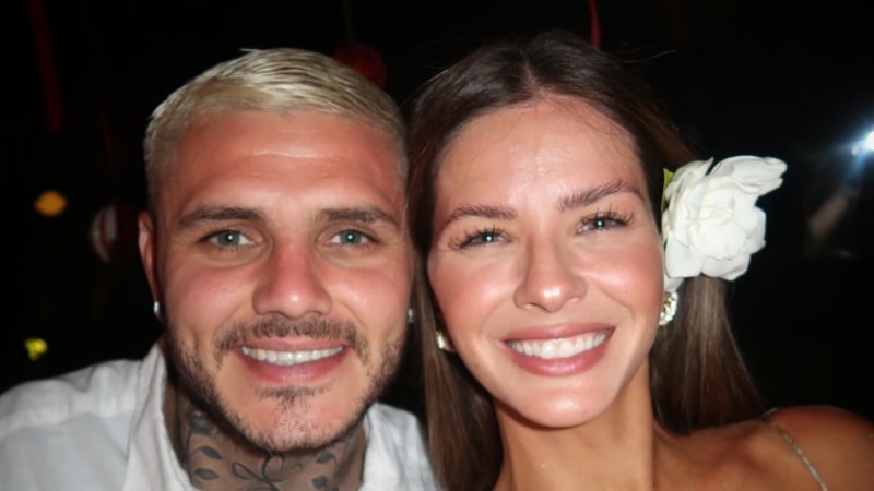 Mauro Icardi'nin kar sevinci! Sevgilisiyle kendini bahçeye attı