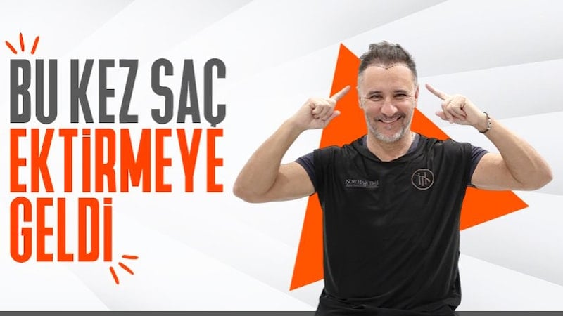 Vitor Pereira, saç ektirmek için İstanbul'a geldi