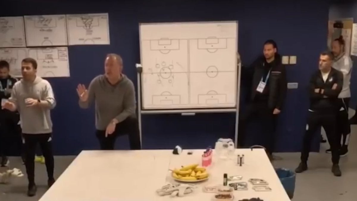 Sergen Yalçın'ın Fenerbahçe maçının devre arasında yaptığı konuşma yayınlandı