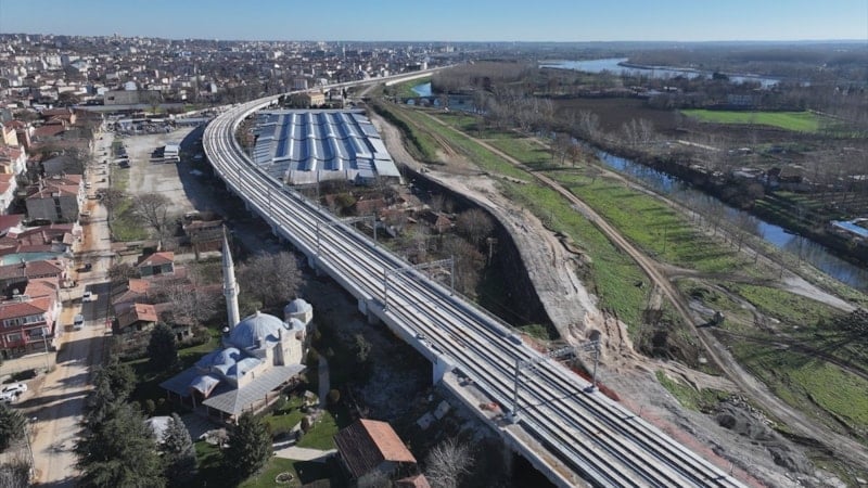Halkalı-Kapıkule Demir Yolu Projesi hızla ilerliyor