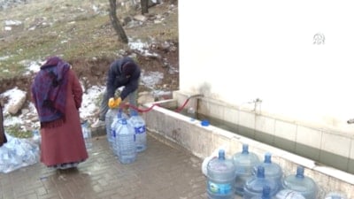 Ankara'da su krizi: Vatandaşlar suyu çeşmelerden temin ediyor