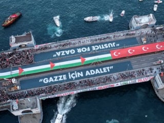 İstanbul'daki Filistin yürüyüşü dünya basınında