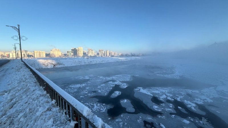 Sivas'ta dondurucu soğuk: Termometreler eksi 19'u gördü