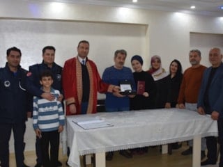 Gaziantep'te yoğun kar yağışı nikaha engel olamadı