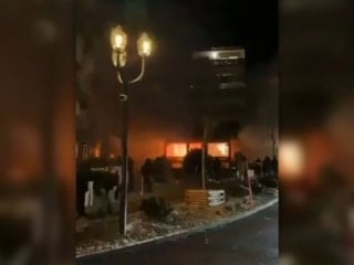 İsviçre'de 47 can alan yangının başladığı anın görüntüleri ortaya çıktı