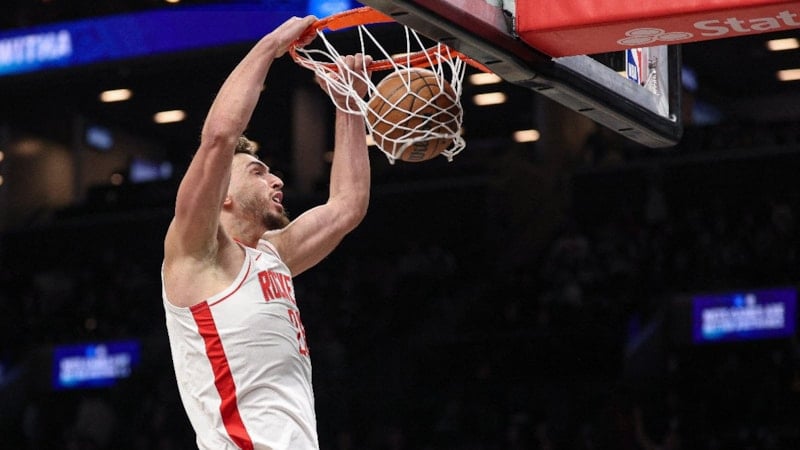 Brooklyn Nets'i yenen Houston Rockets, üst üste 4. galibiyetini aldı