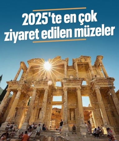 Türkiye'deki müze ve ören yerlerini 2025'te 33,1 milyon kişi gezdi
